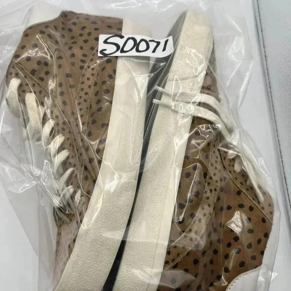 Madewell Unisex Sneakers Womens 8.5M Mens 7M Sidewalk Spot Dot Genuine Calf Hair - Picture 12 of 12